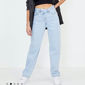 NWT Asymmetric jeans